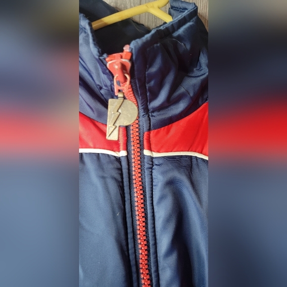 VINTAGE Cleavland Indians pro player puffer jacket. Size large - Picture 5 of 9